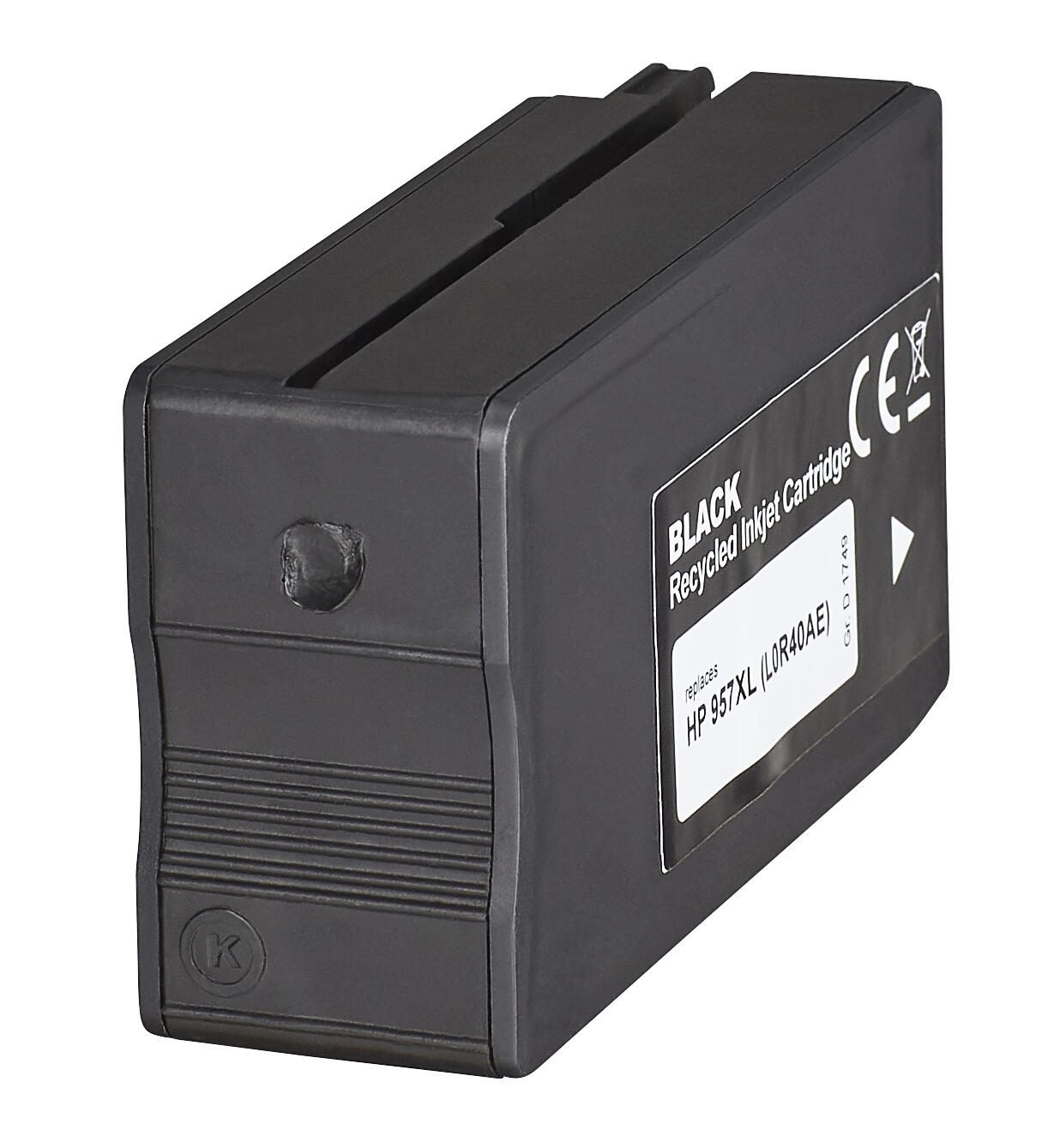 dots Druckerpatrone kompatibel zu HP 957XL (L0R40AE) schwarz