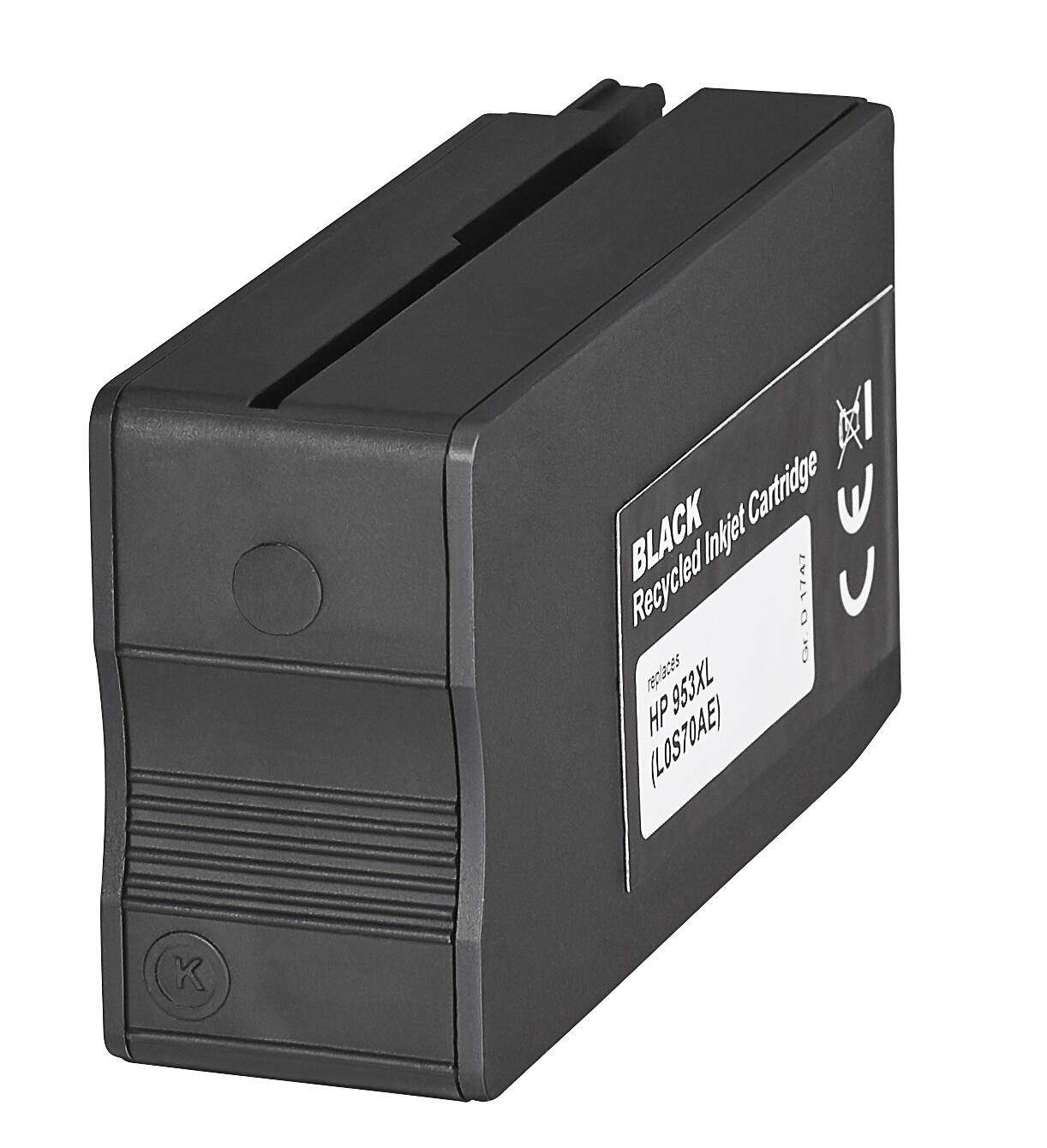 dots Druckerpatrone kompatibel zu HP 953XL (L0S70AE) schwarz
