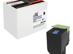 edding Toner EDD-6037 cyan kompatibel zu LEXMARK 70C2HC0