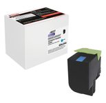 edding Toner EDD-6037 cyan kompatibel zu LEXMARK 70C2HC0