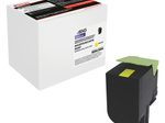 edding Toner EDD-6043 gelb kompatibel zu LEXMARK 80C2SY0