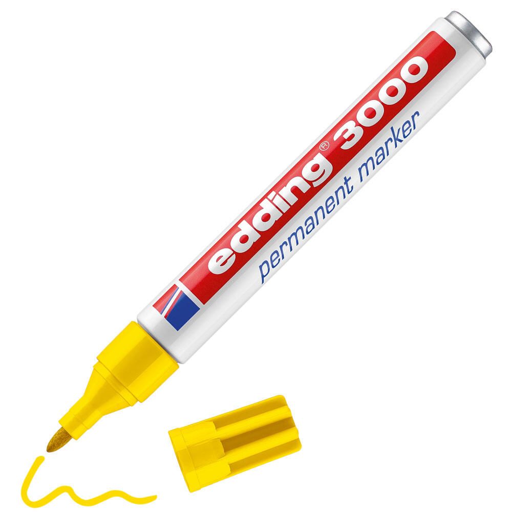 edding Permanentmarker 1.5 - 3.0 mm Gelb