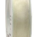 PRÄSENT Geschenkbänder 25 mm x 25 m creme