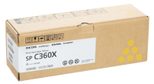 RICOH Original Toner SP C360X gelb