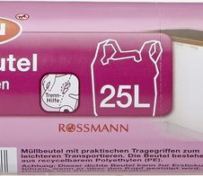 RUBIN Müllbeutel 25,0 l transparent