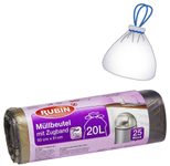 RUBIN Müllbeutel 20,0 l schwarz