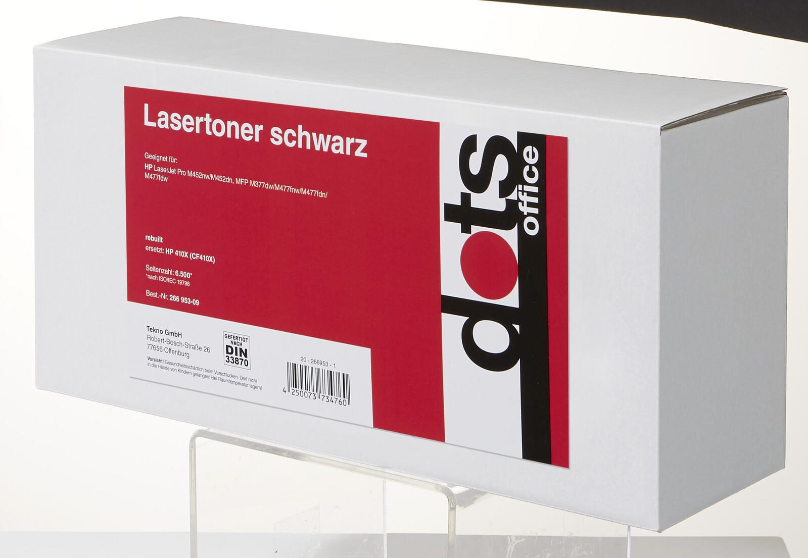 dots Toner kompatibel zu HP 410X (CF410X) schwarz
