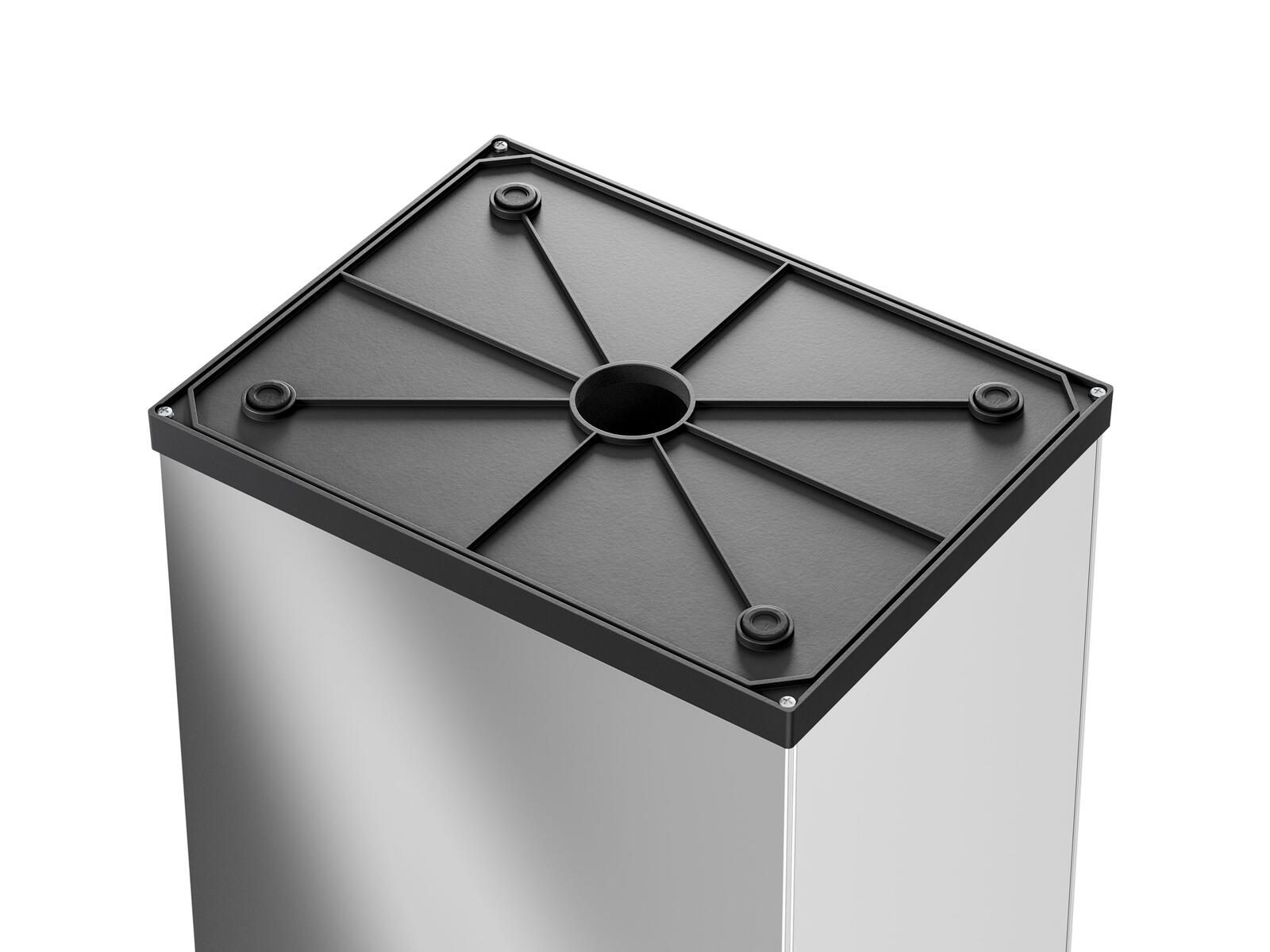 Hailo Mülleimer 35,0 l silber