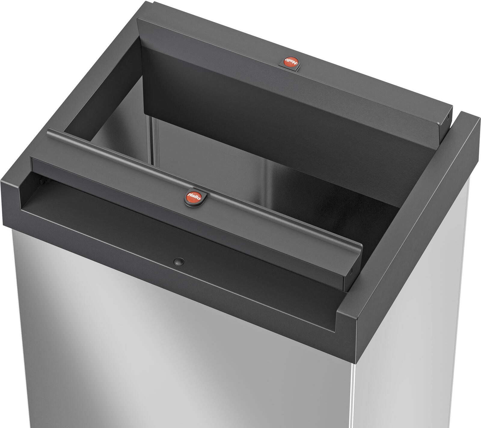 Hailo Mülleimer 35,0 l silber