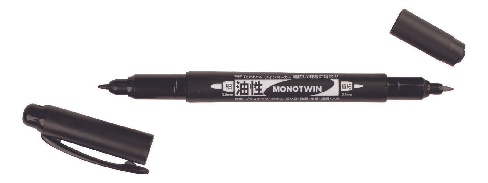 Tombow Permanentmarker-Set 0.4 - 0.8 mm Schwarz