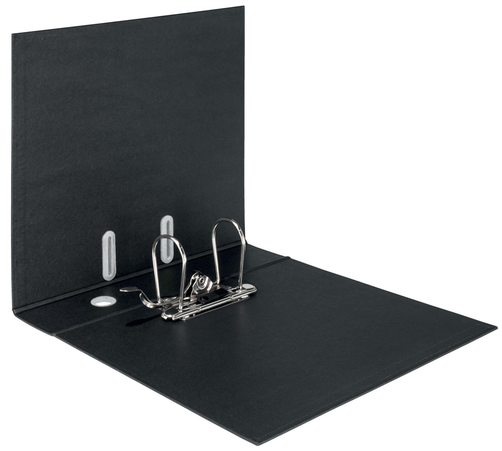LEITZ Ordner Rückenbreite 8 cm DIN A4 Karton schwarz