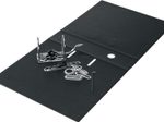 LEITZ Ordner Rückenbreite 8 cm DIN A4 Karton schwarz