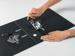LEITZ Ordner Rückenbreite 8 cm DIN A4 Karton schwarz