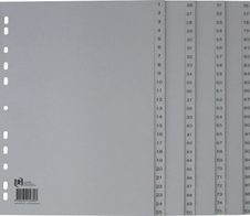 OXFORD Ordnerregister Vollformat 1-100 DIN A4