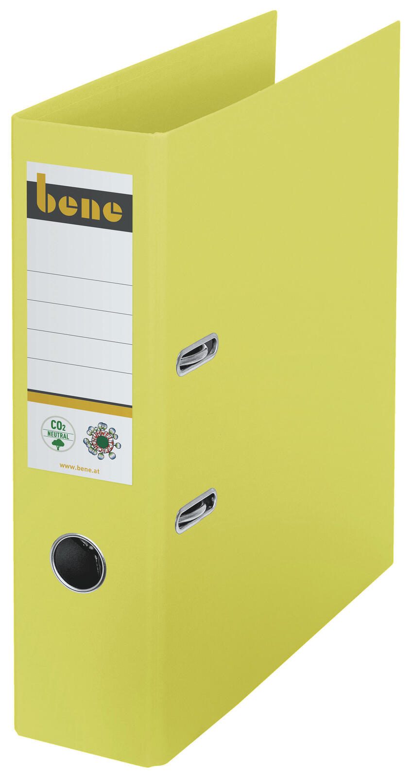 bene Ordner Rückenbreite 8 cm DIN A4 Karton gelb