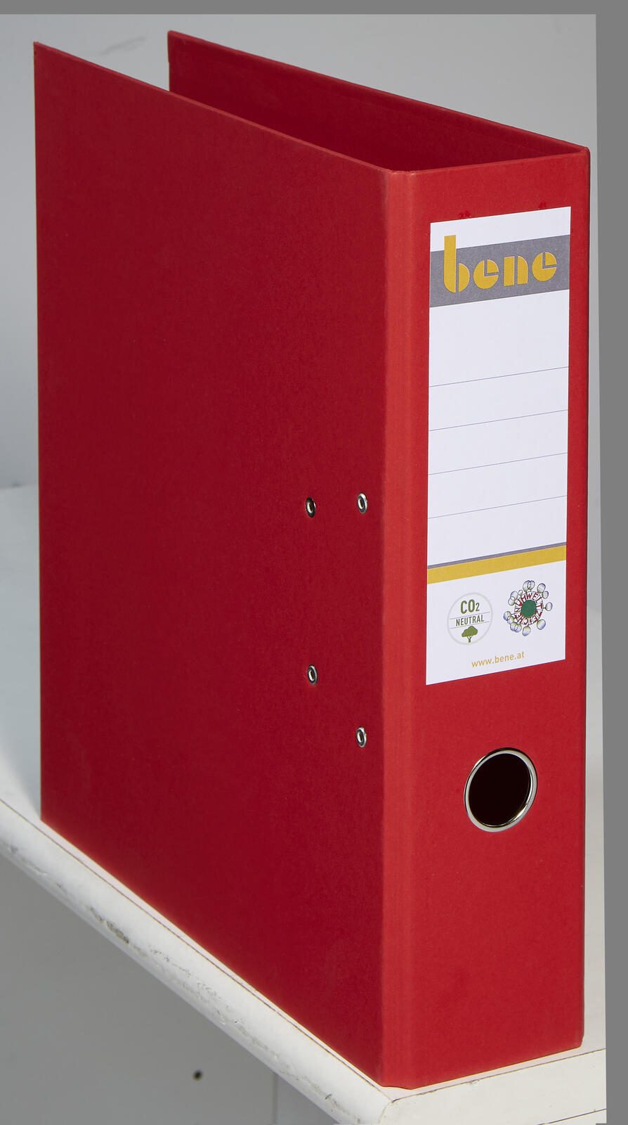 bene Ordner Rückenbreite 8 cm DIN A4 Karton rot