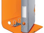 LEITZ Ordner Rückenbreite 8.2 cm DIN A4 Kunststoff grau