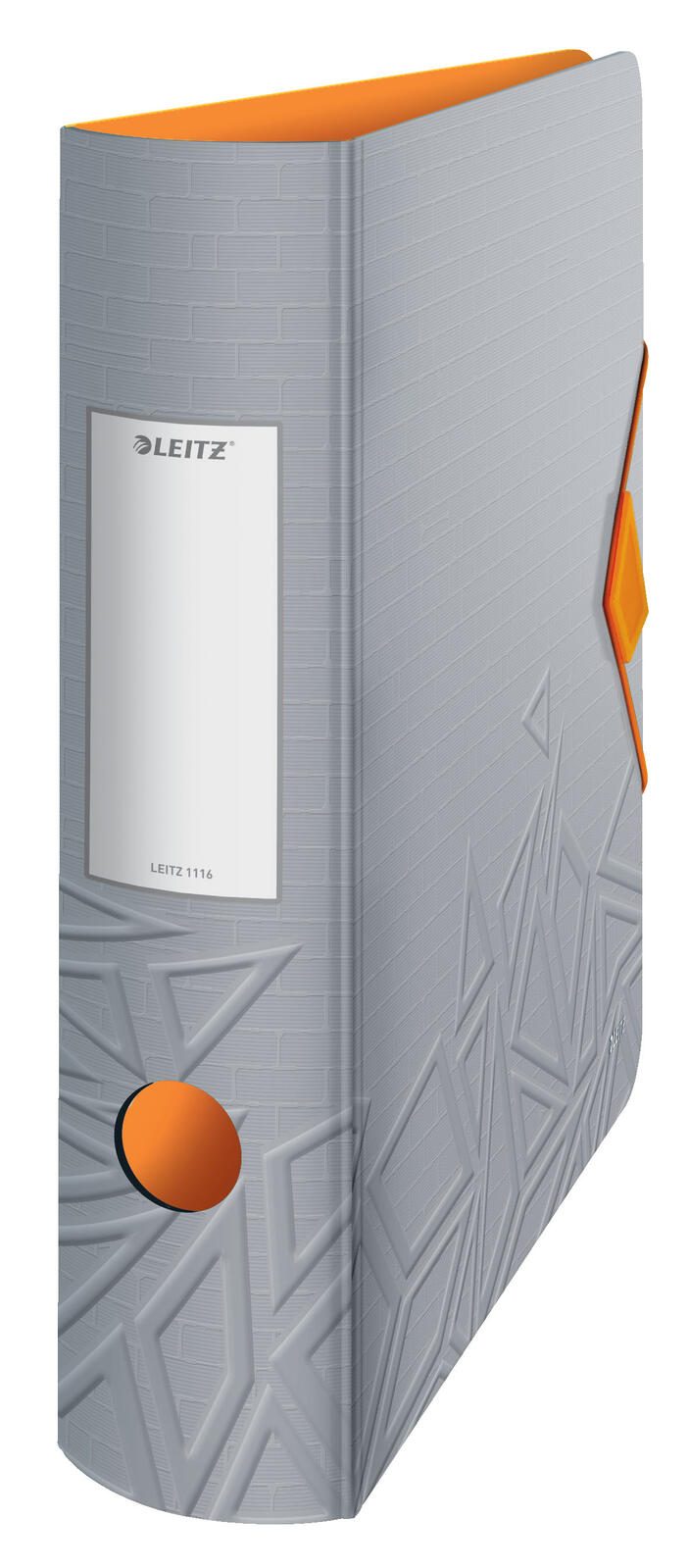 LEITZ Ordner Rückenbreite 8.2 cm DIN A4 Kunststoff grau