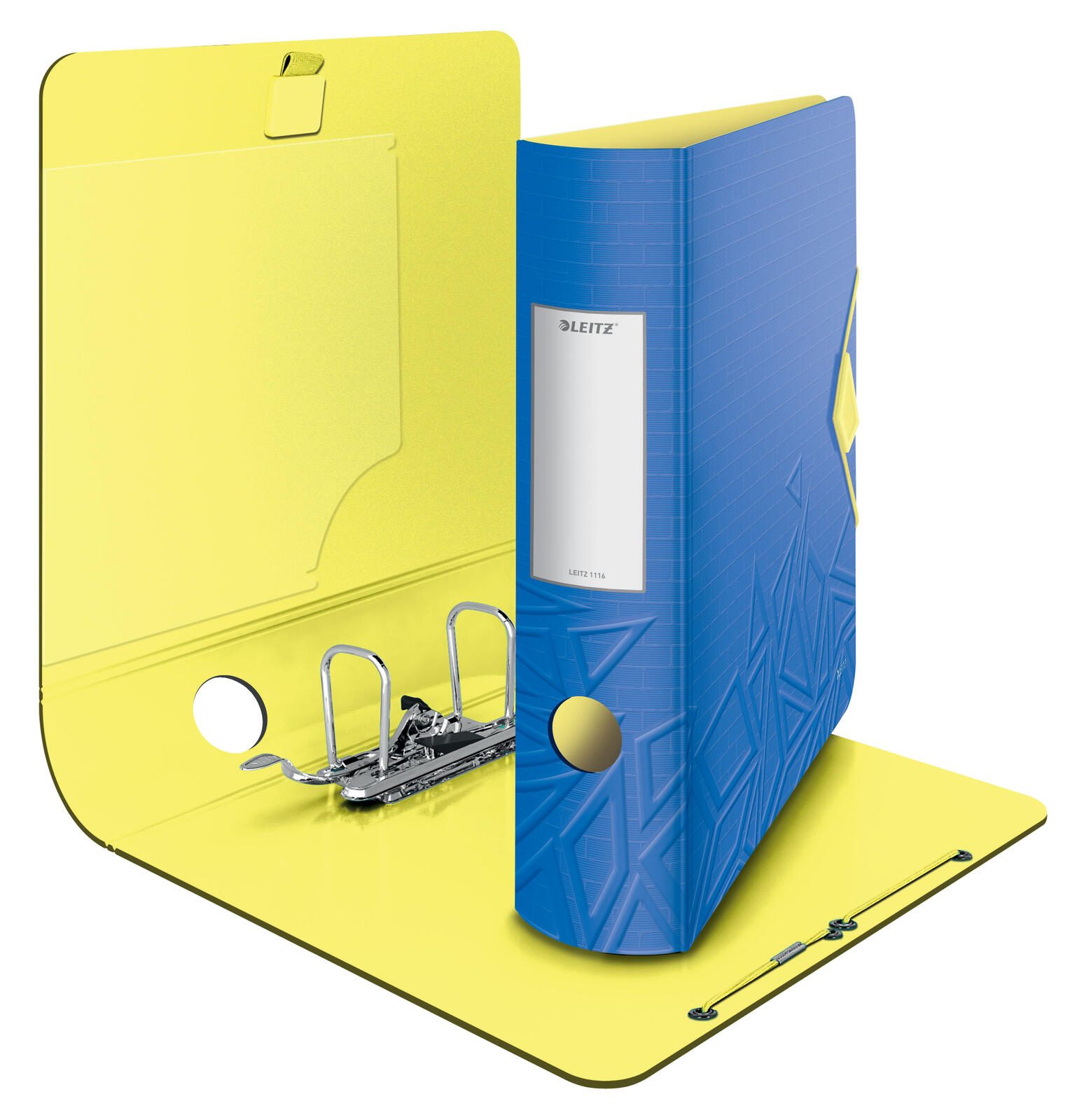 LEITZ Ordner Rückenbreite 8.2 cm DIN A4 Kunststoff blau