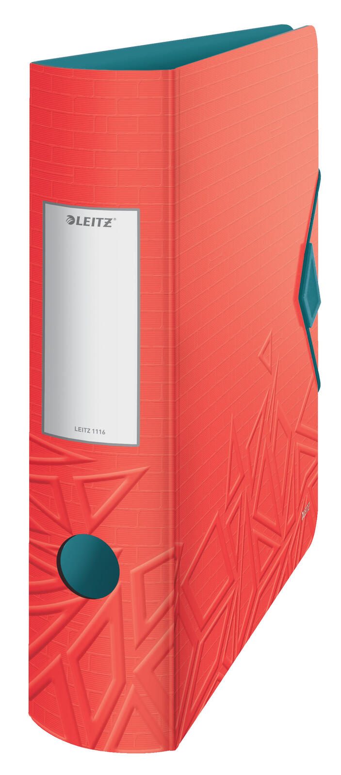 LEITZ Ordner Rückenbreite 8.2 cm DIN A4 Kunststoff rot