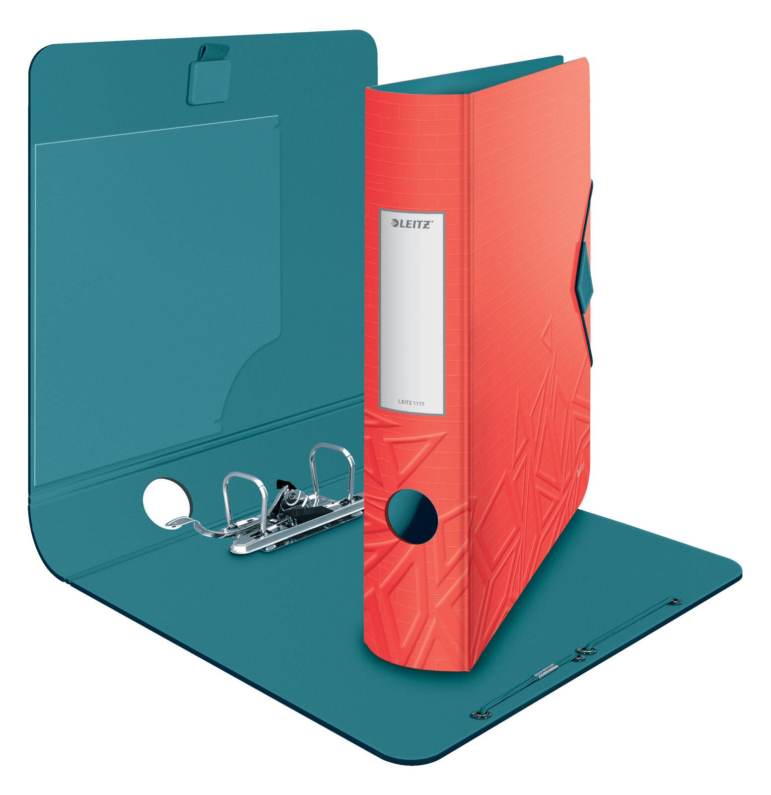 LEITZ Ordner Rückenbreite 6.5 cm DIN A4 Kunststoff rot