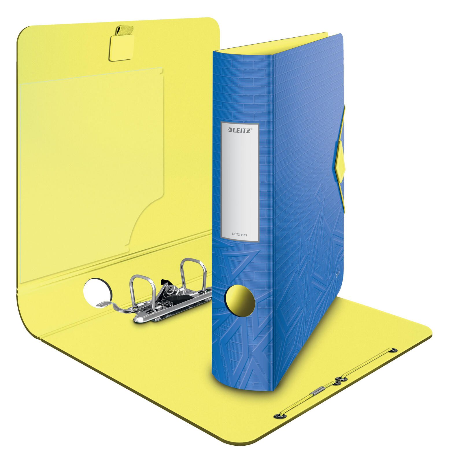 LEITZ Ordner Rückenbreite 6.5 cm DIN A4 Kunststoff blau