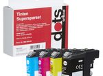 dots Druckerpatronen kompatibel zu brother LC-223BK, LC-223C, LC-223M, LC-223Y, 4er-Set schwarz, cyan, magenta, gelb