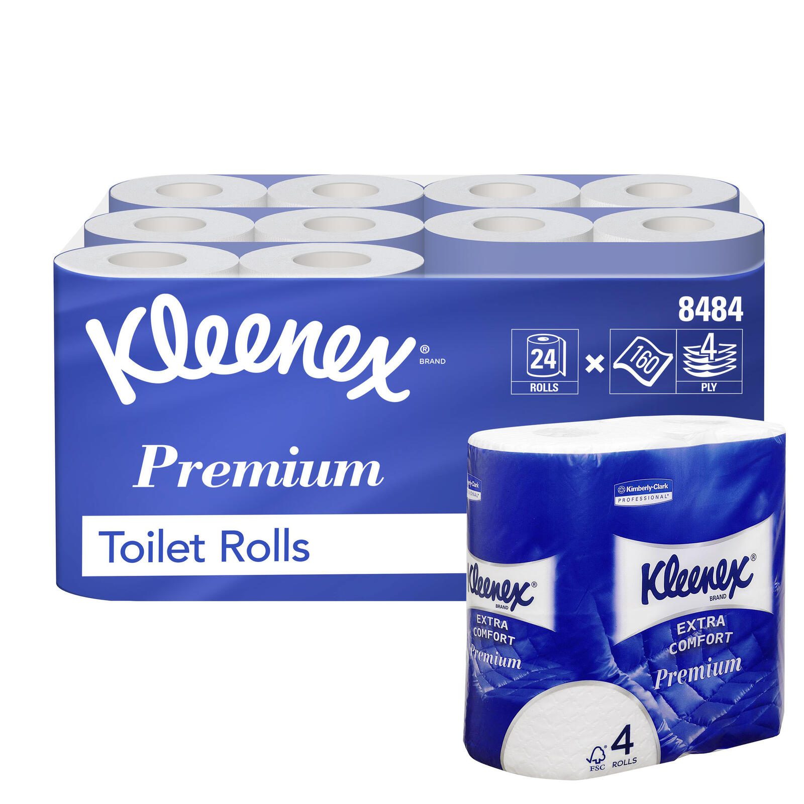 Kleenex® Toilettenpapier 4-lagig