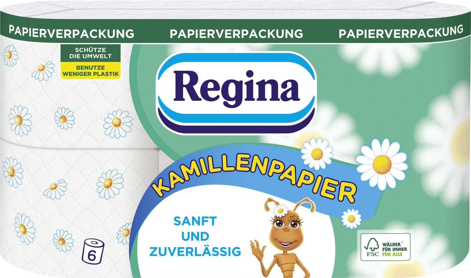 Regina Toilettenpapier Kamille 3-lagig