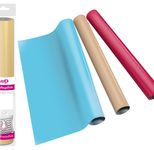 plottiX Aufbügelfolie 32 cm x 50 cm blau