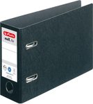herlitz Ordner Rückenbreite 7.5 cm DIN A5 quer Karton schwarz