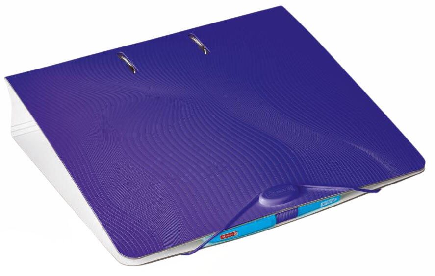 BRUNNEN Ordner Rückenbreite 7 cm DIN A4 Kunststoff blau