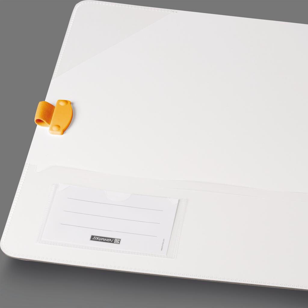 BRUNNEN Ordner Rückenbreite 7 cm DIN A4 Kunststoff orange