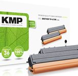 KMP Toner B-T98D schwarz kompatibel zu brother TN-421BK, 2er-Set
