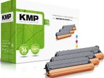 KMP Toner B-T99V cyan, magenta, gelb kompatibel zu brother TN-421C/M/Y, 3er-Set