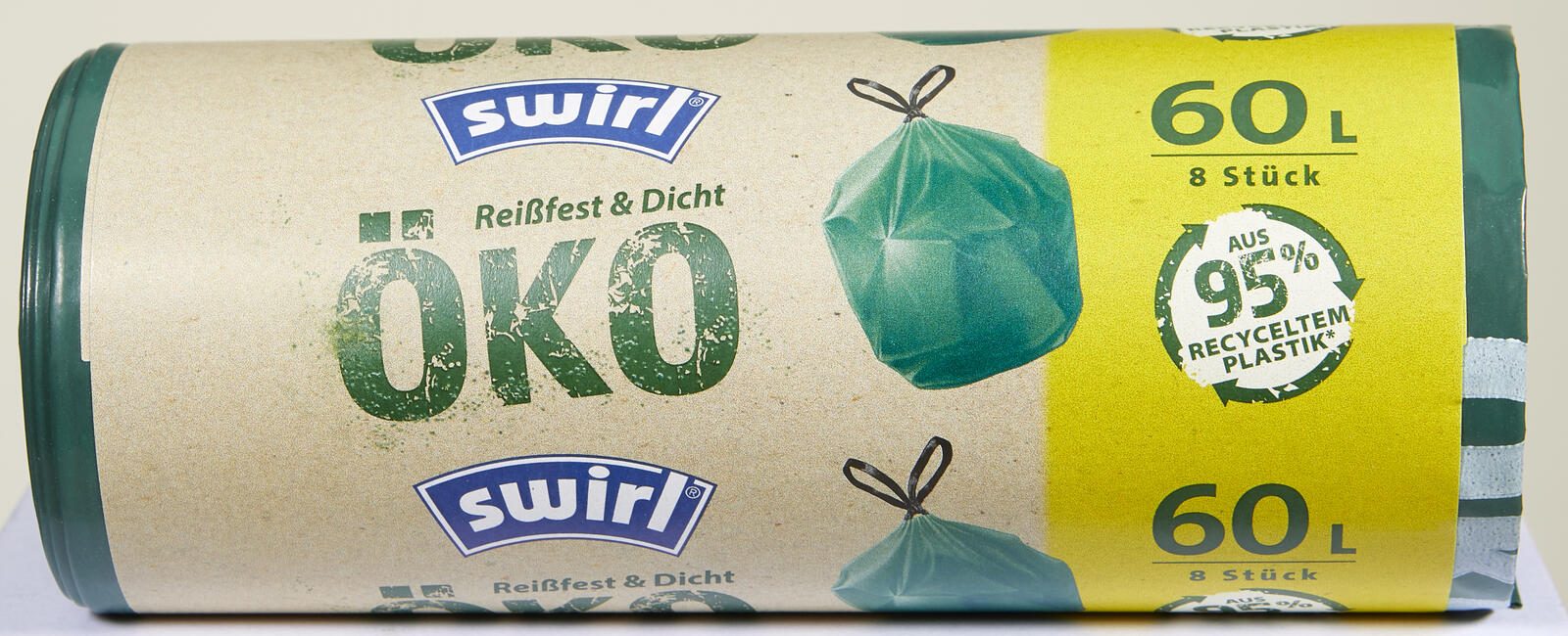 swirl® Müllbeutel 60,0 l grün