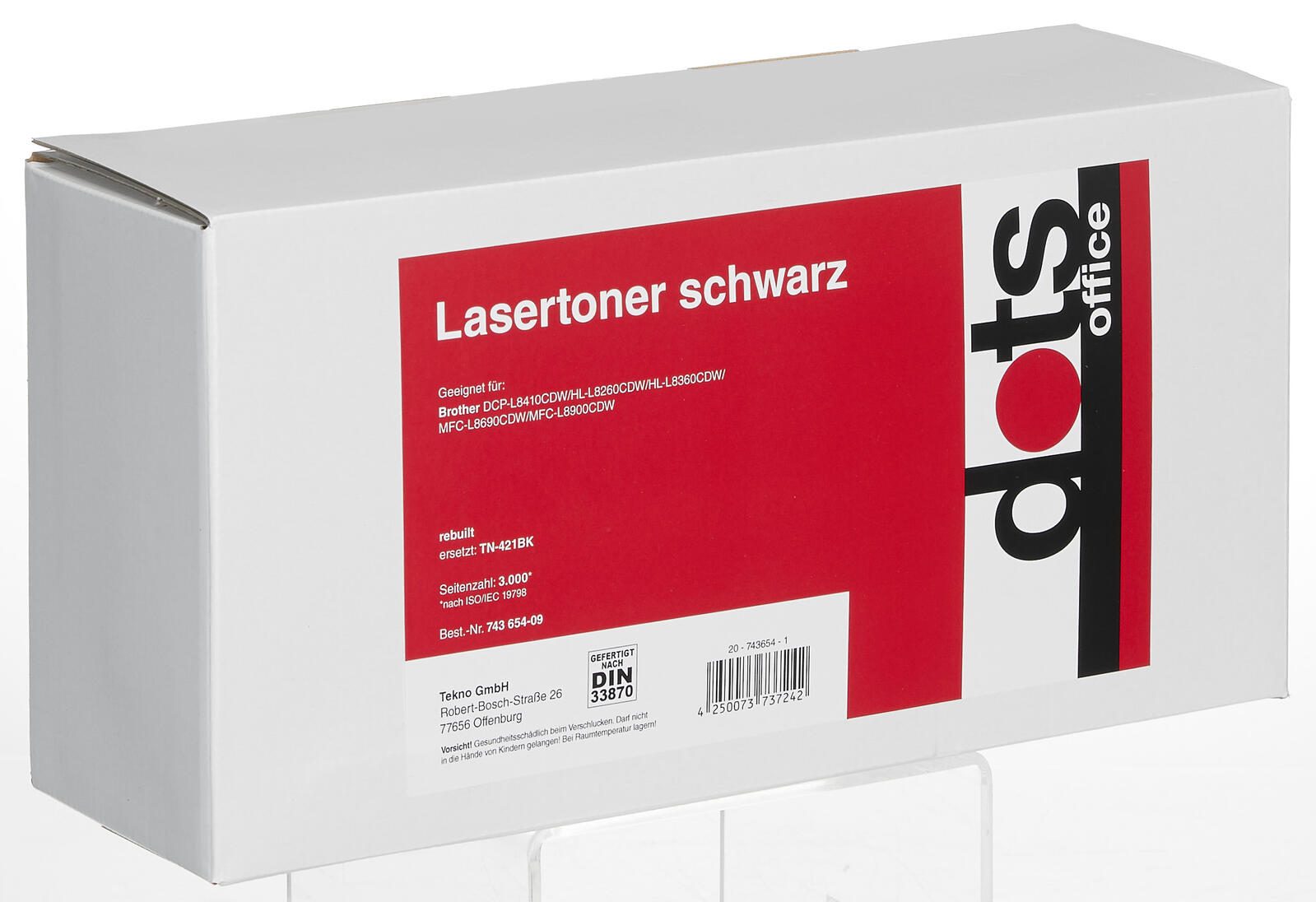 dots Toner kompatibel zu brother TN-421BK schwarz