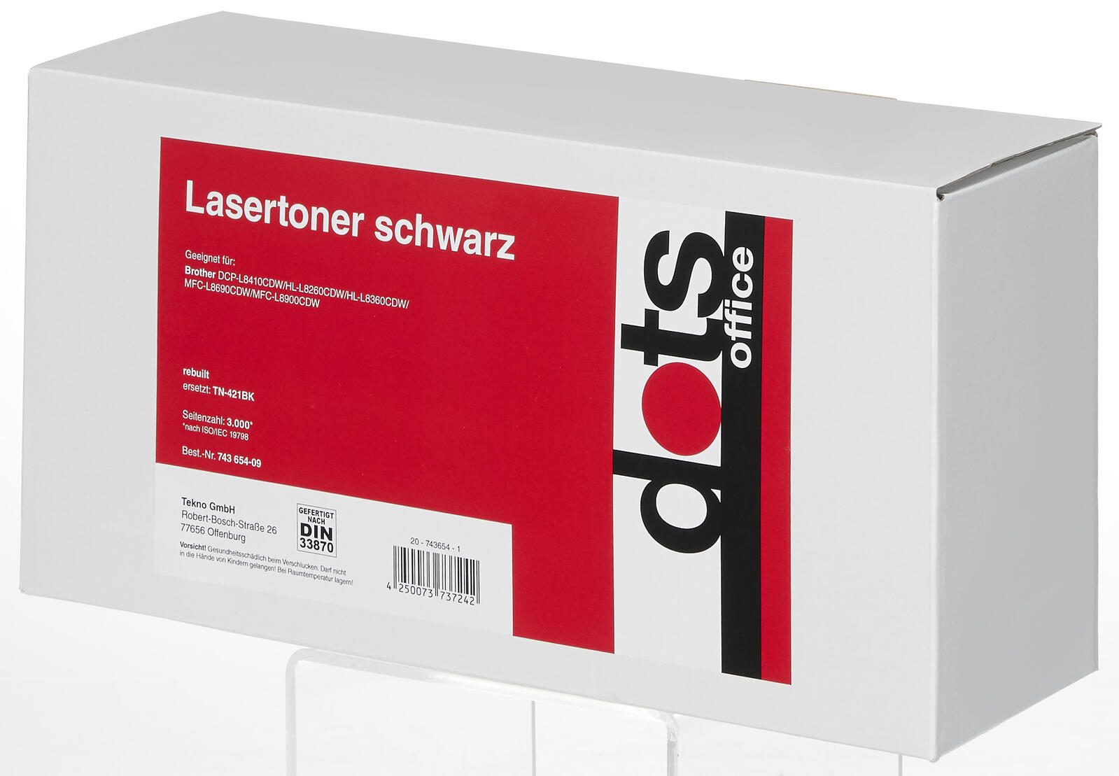 dots Toner kompatibel zu brother TN-421BK schwarz