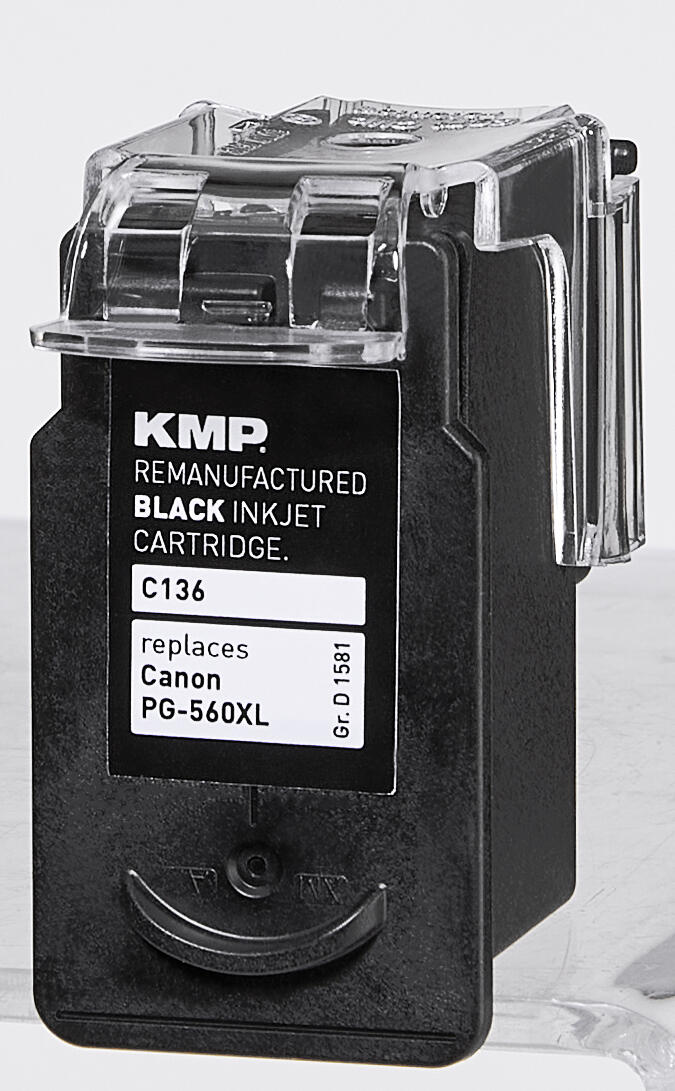 KMP Druckerpatrone C136 schwarz kompatibel zu Canon PG-560XL