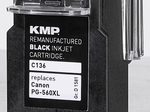 KMP Druckerpatrone C136 schwarz kompatibel zu Canon PG-560XL