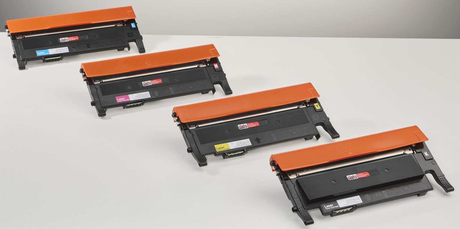 dots Toner kompatibel zu SAMSUNG CLT-P406C (SU375A), 4er-Set schwarz, cyan, magenta, gelb
