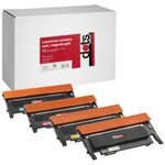 dots Toner kompatibel zu SAMSUNG CLT-P406C (SU375A), 4er-Set schwarz, cyan, magenta, gelb