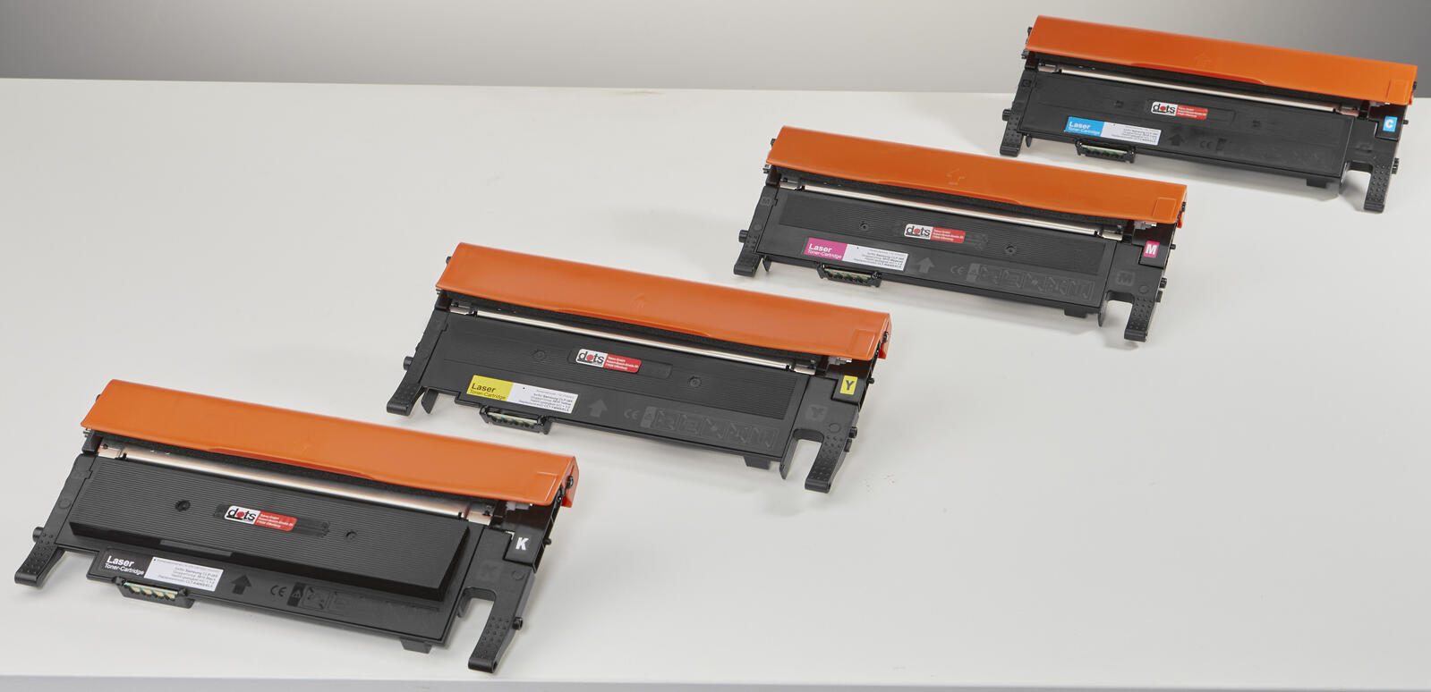 dots Toner kompatibel zu SAMSUNG CLT-P406C (SU375A), 4er-Set schwarz, cyan, magenta, gelb