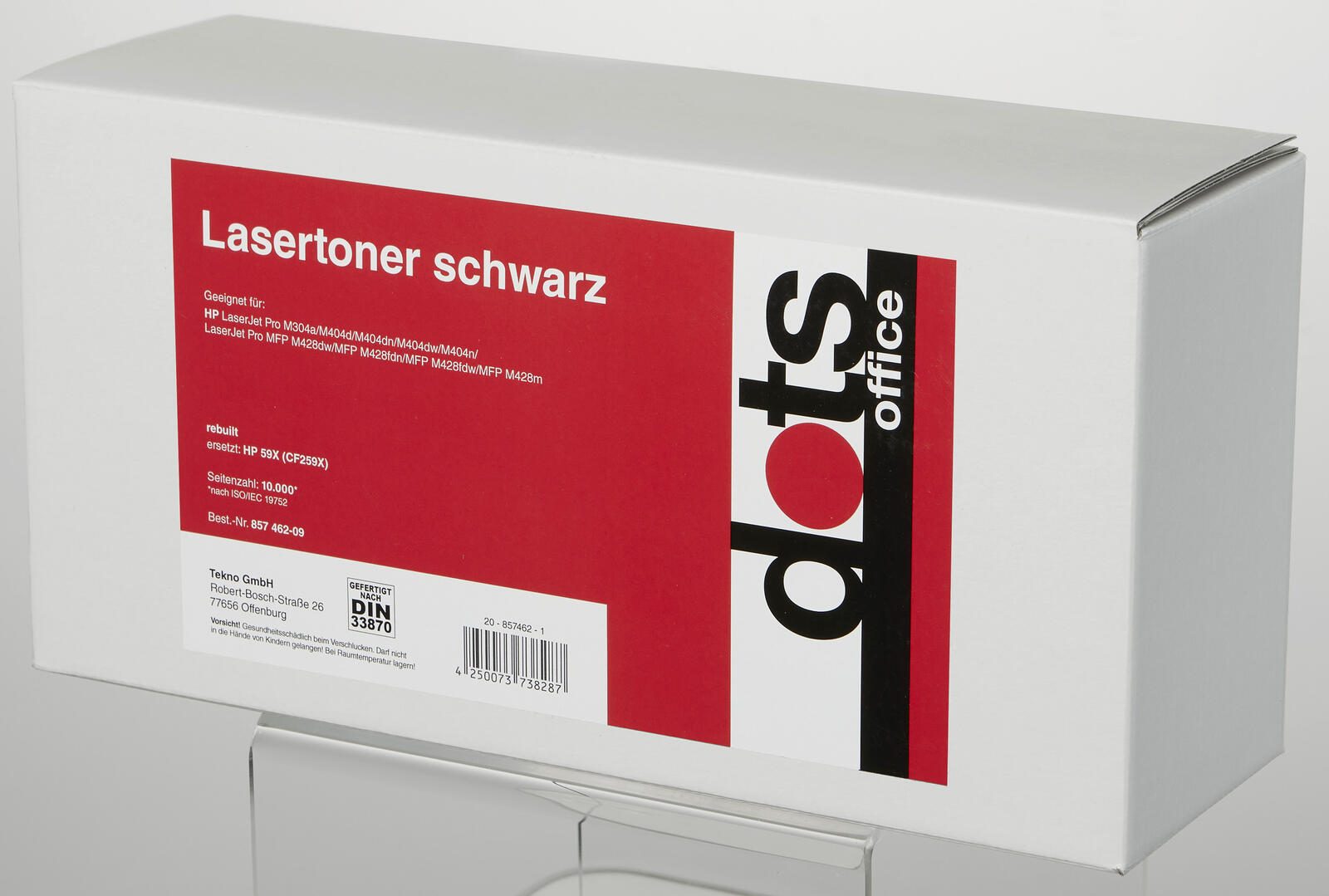 dots Toner kompatibel zu HP 59X; Canon 057H(CF259X; 3010C002) schwarz
