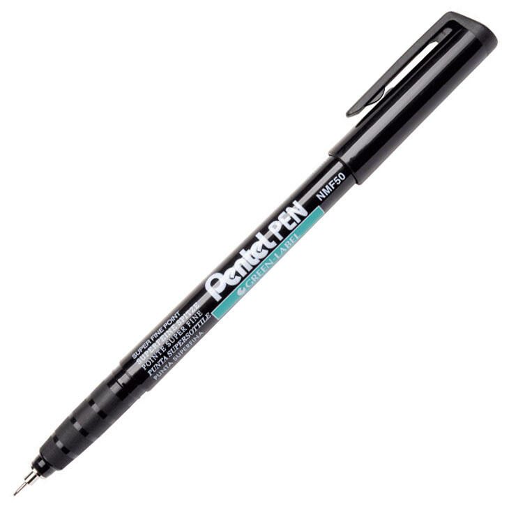 Pentel Permanentmarker 0.6 mm Schwarz