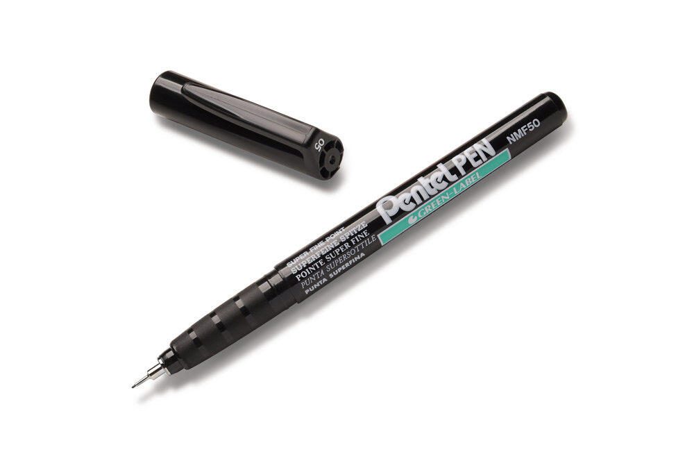 Pentel Permanentmarker 0.6 mm Schwarz