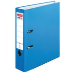 herlitz Ordner Rückenbreite 8 cm DIN A4 Kunststoff blau, acqua