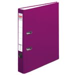 herlitz Ordner Rückenbreite 5 cm DIN A4 Kunststoff brombeer