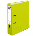 herlitz Ordner Rückenbreite 8 cm DIN A4 Kunststoff neon grün
