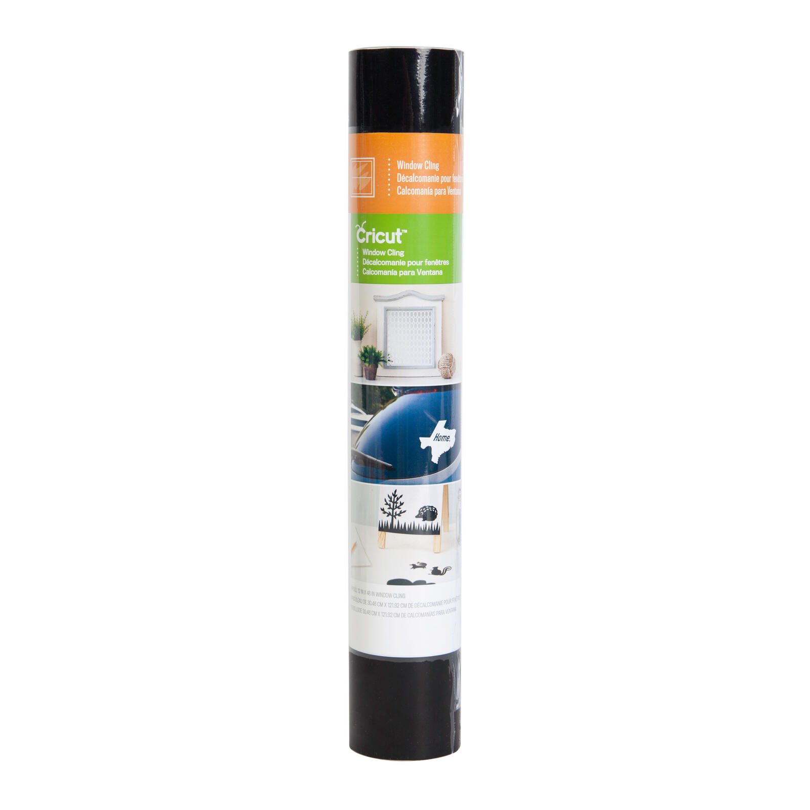 Cricut Fensterfolie für Schneideplotter 30.48 cm x 121.9 cm schwarz